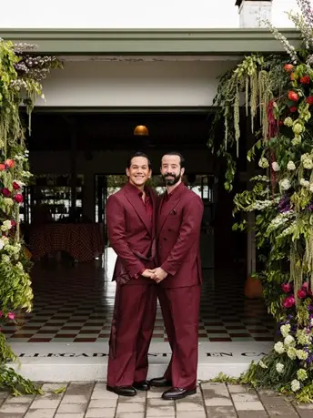 Jose y Cami en la renovación de sus votos matrimoniales