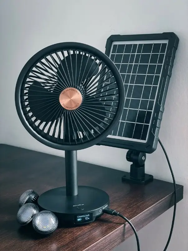 Ventiladores solares para el hogar